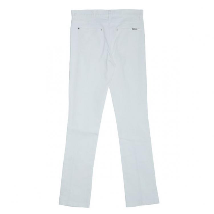Pre Owned Michael Kors White Jeans M