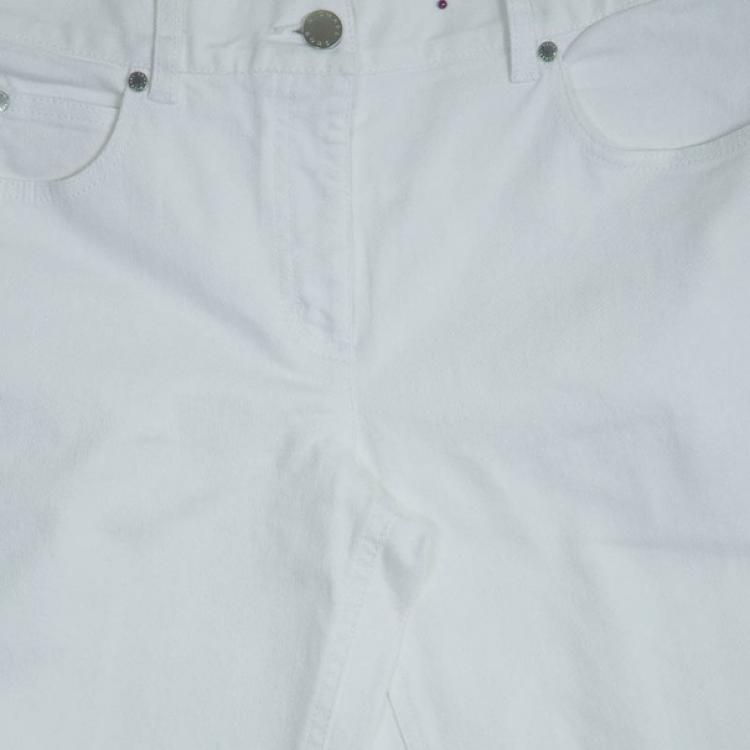 Pre Owned Michael Kors White Jeans M