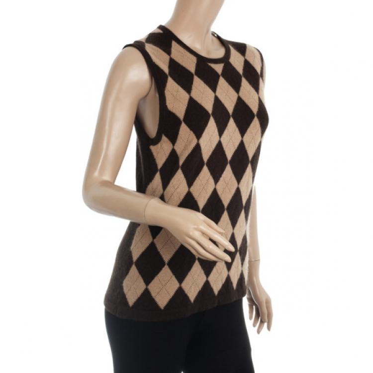 Pre Owned Micheal Kors Cashmere Knit Pull Over L