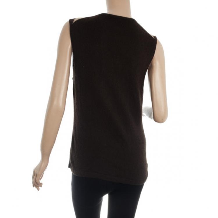 Pre Owned Micheal Kors Cashmere Knit Pull Over L
