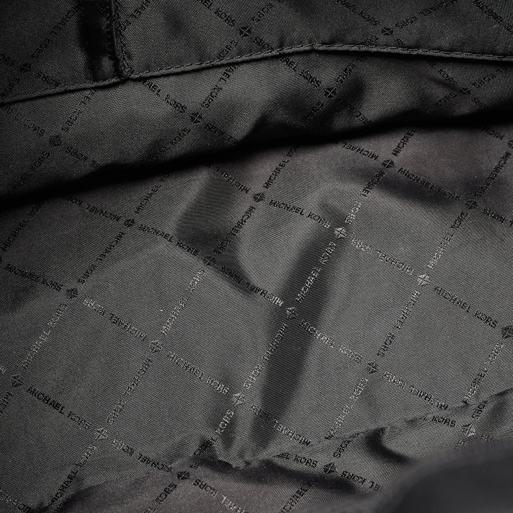 Pre Owned Michael Kors Black Leather Large Sady Shopper Tote