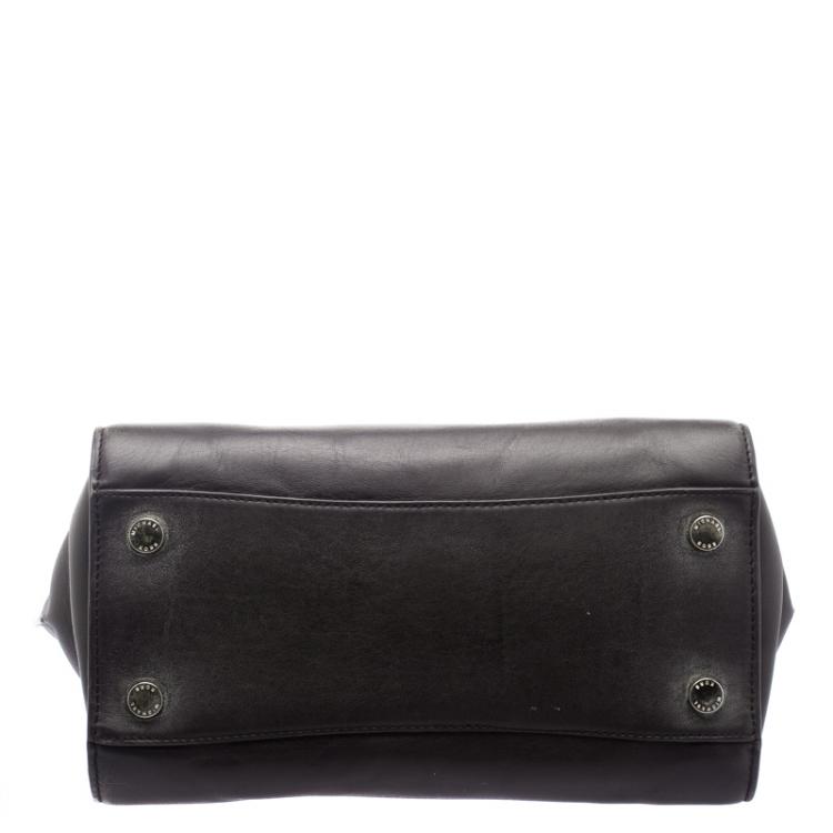 Pre Owned Michael Kors Dark Brown Leather Hamilton Satchel