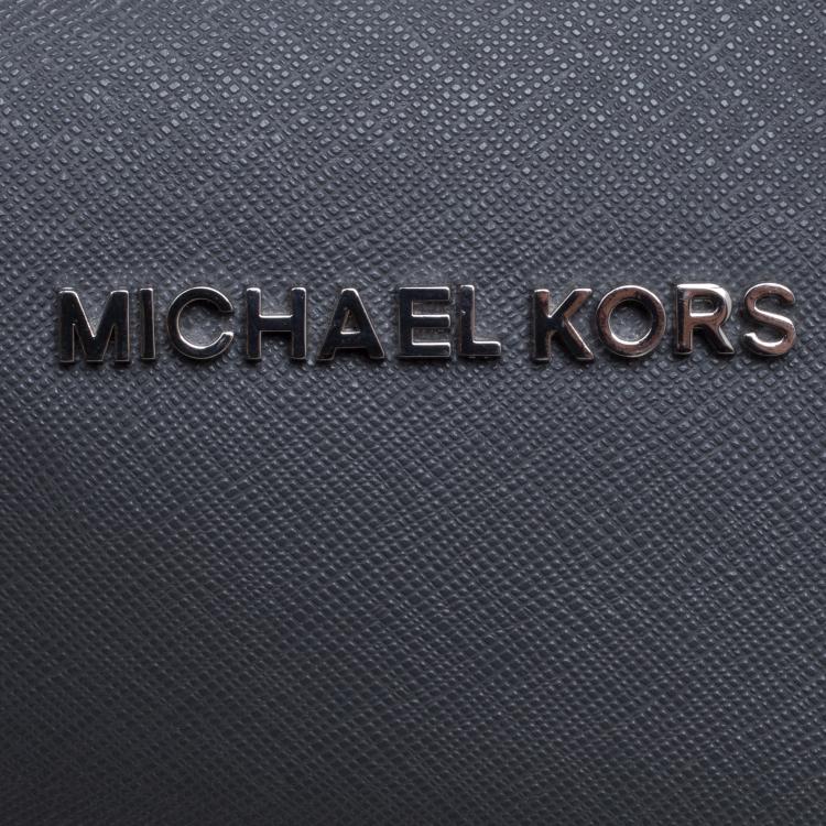 Pre Owned Michael Kors Grey Leather Jetset Tote