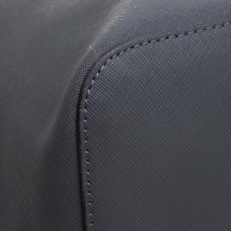 Pre Owned Michael Kors Grey Leather Jetset Tote