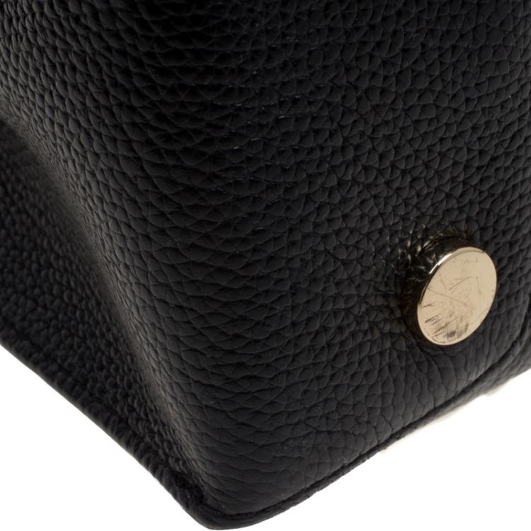 Pre Owned Michael Kors Black Leather Mercer Tote