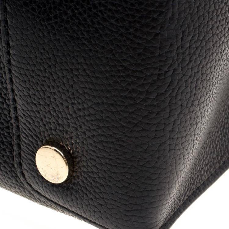 Pre Owned Michael Kors Black Leather Mercer Tote