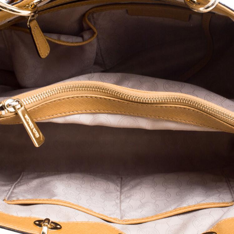 Pre Owned Michael Kors Brown Leather Cynthia Tote