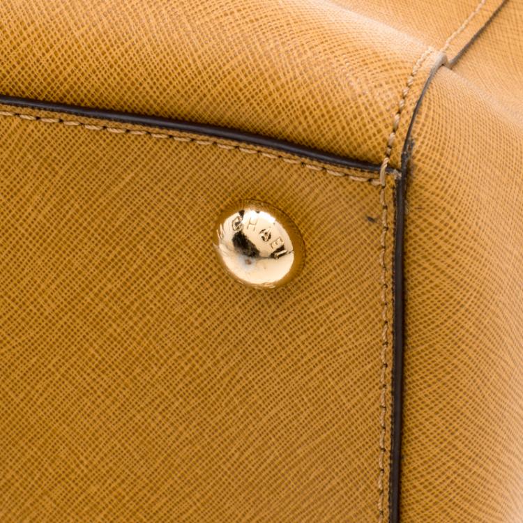 Pre Owned Michael Kors Brown Leather Cynthia Tote