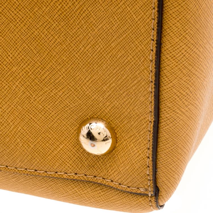 Pre Owned Michael Kors Brown Leather Cynthia Tote