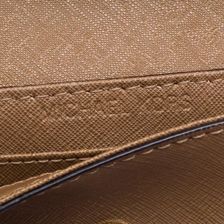 Pre Owned Michael Kors Brown Leather Crossbody Bag