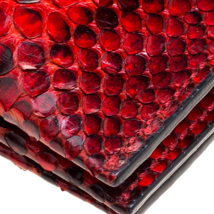 مملوكة مسبقًا Michael Kors Red Python Crossbody Bag