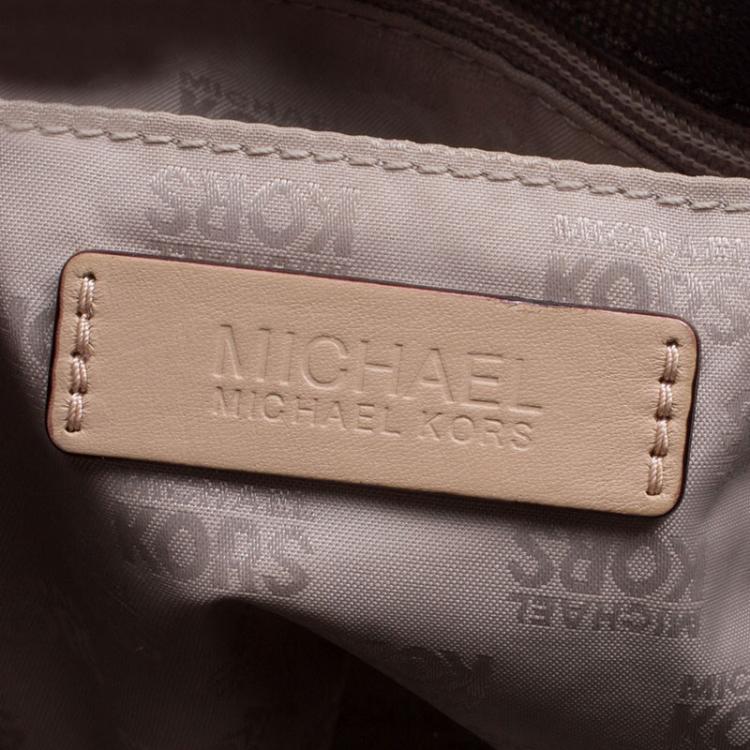 Pre Owned Michael Kors Brown Leather Tote