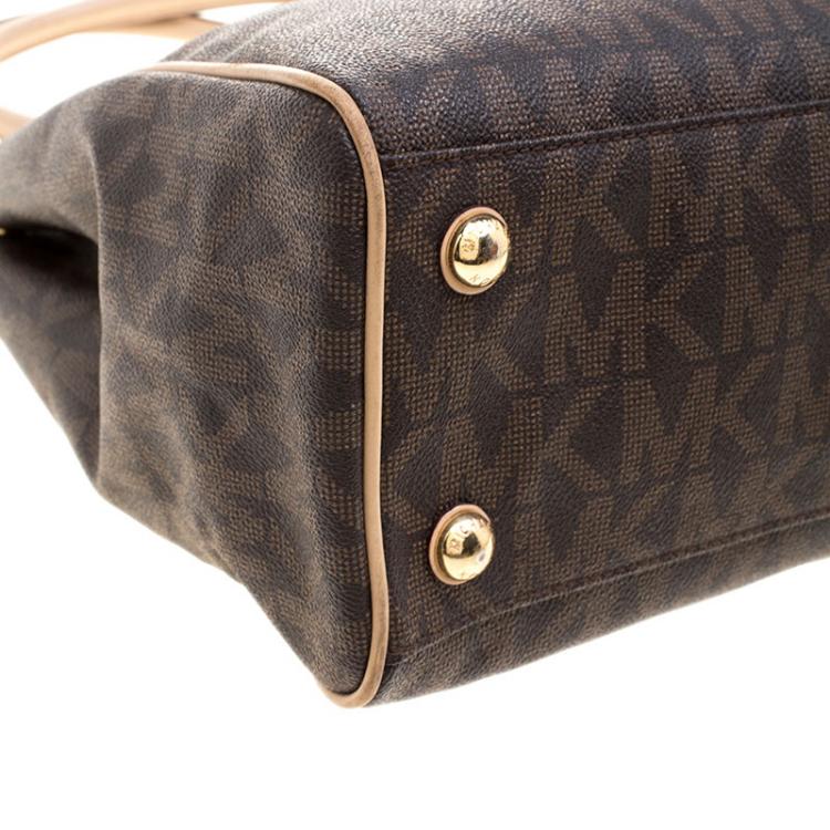 Pre Owned Michael Kors Brown Leather Tote