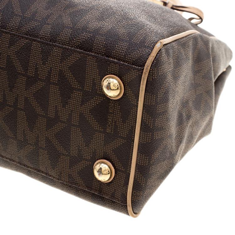 Pre Owned Michael Kors Brown Leather Tote