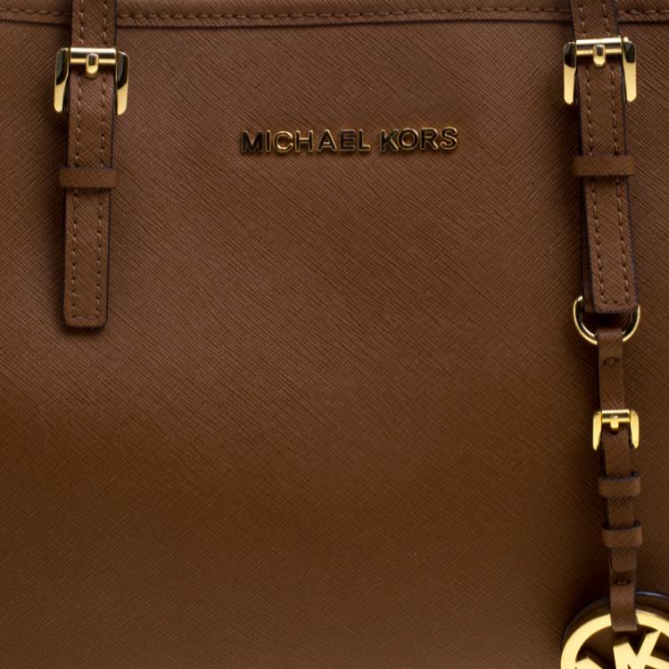 Pre Owned Michael Kors Brown Leather Tote