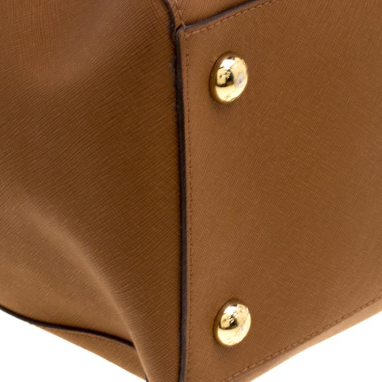 Pre Owned Michael Kors Brown Leather Tote