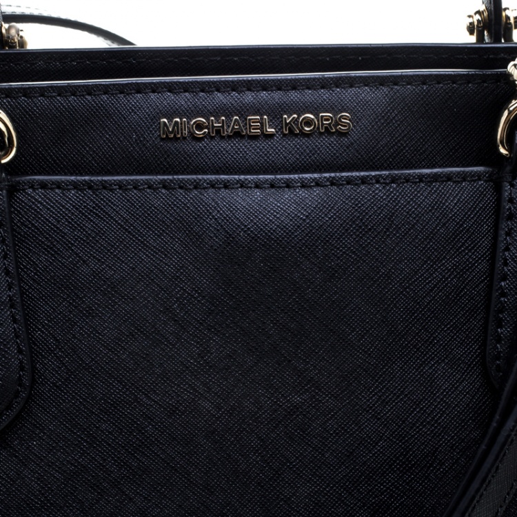 مملوكة مسبقًا Michael Kors Black Leather Dee Dee Convertible Tote