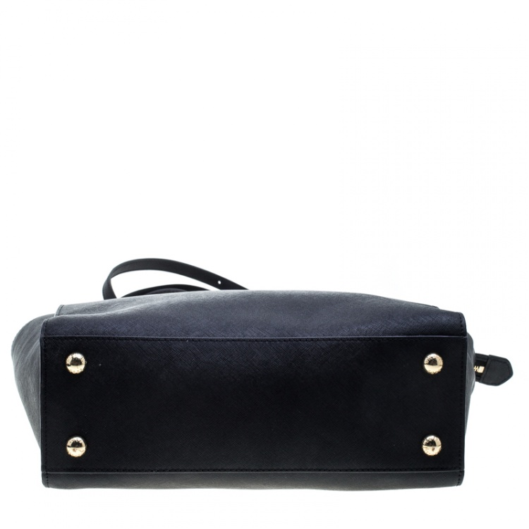 مملوكة مسبقًا Michael Kors Black Leather Dee Dee Convertible Tote