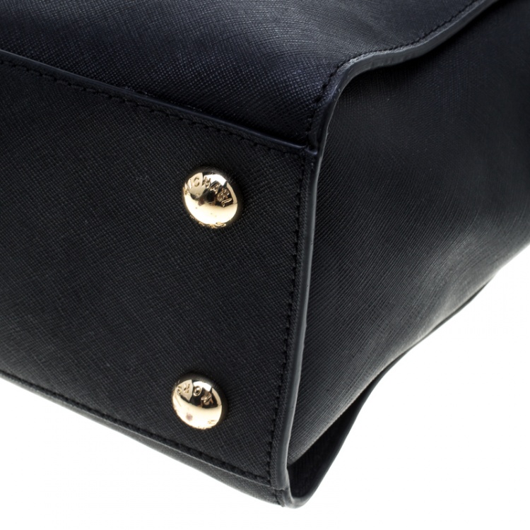 مملوكة مسبقًا Michael Kors Black Leather Dee Dee Convertible Tote