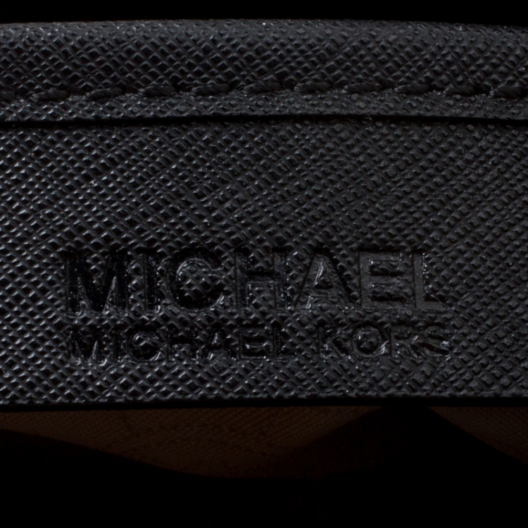 Pre Owned Michael Michael Kors Blue Leather Hamilton Tote