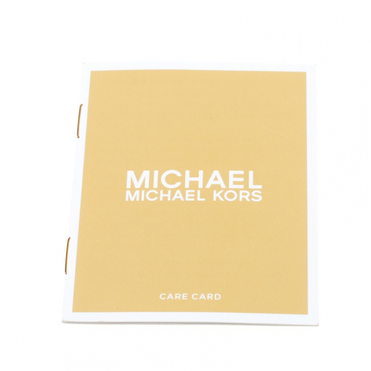 Pre Owned Michael Kors Tri Color Leather Medium Mindy Satchel