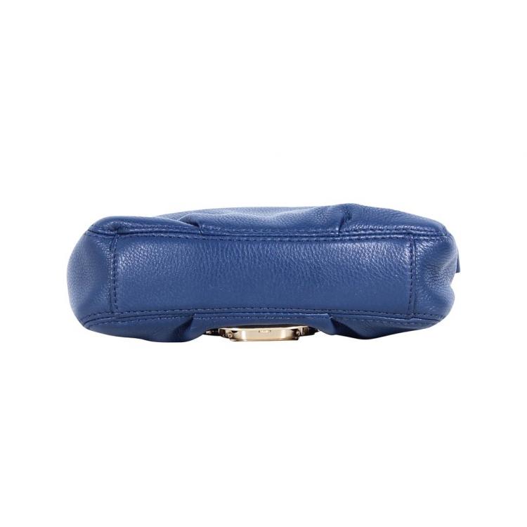 Pre Owned  Michael Kors Blue Leather Crossbody Shoulder Bag