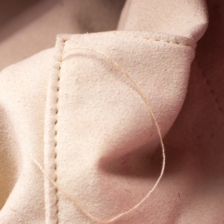 Pre Owned Michael Kors Pink Embossed Neoprene and Patent Leather Jet Set Tote