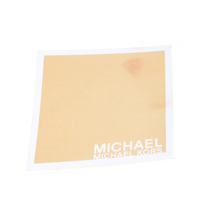 Pre Owned Michael Kors Black/White Saffiano Leather Jet Set Checkered Tote