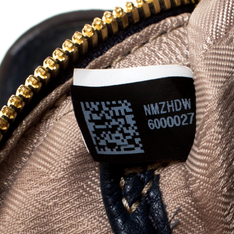 Pre Owned MICHAEL Michael Kors Blue Leather Crossbody Bag