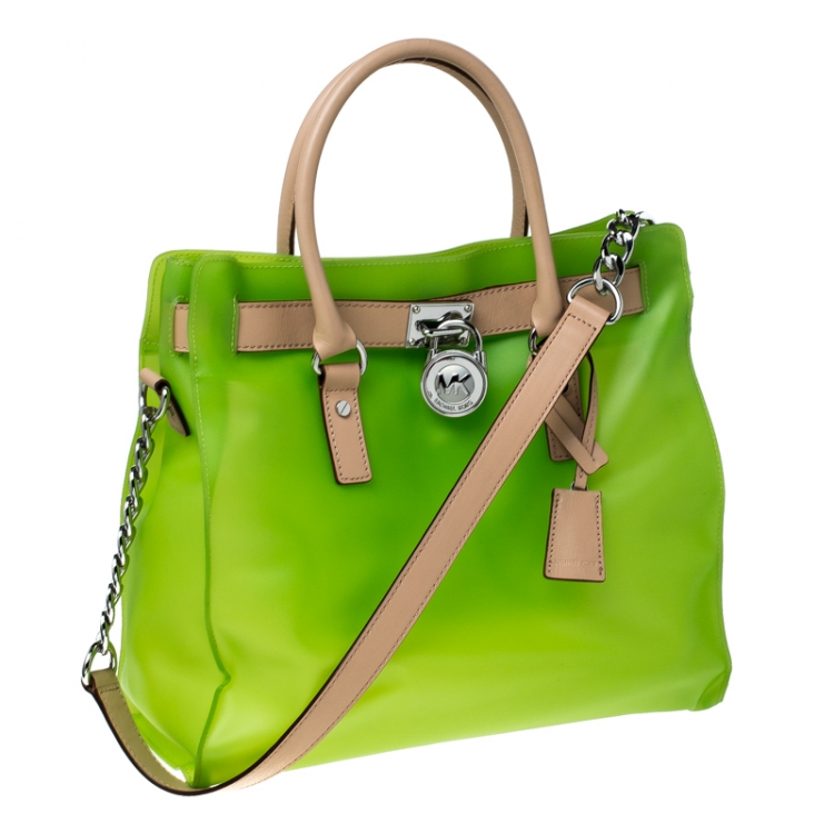michael kors neon green bag