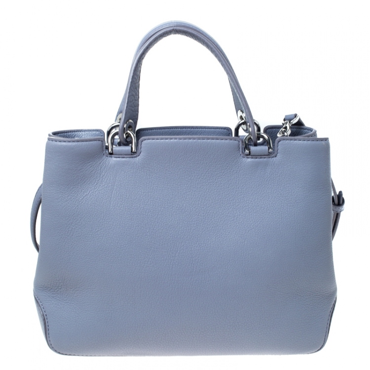 Pre Owned MICHAEL Michael Kors Lilac Leather Tote