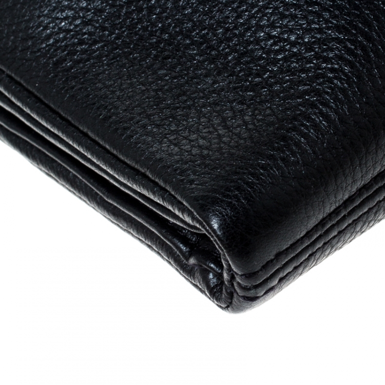 Pre Owned MICHAEL Michael Kors Black Leather Mini Crossbody Bag