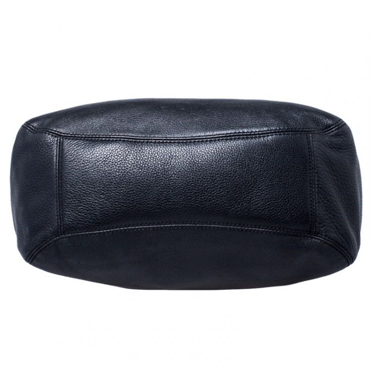 Pre Owned MICHAEL Michael Kors Black Leather Hobo