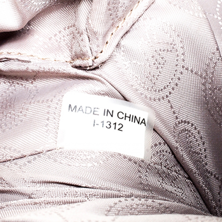 Pre Owned MICHAEL Michael Kors Grey Leather Double Zip Jet Set Tote