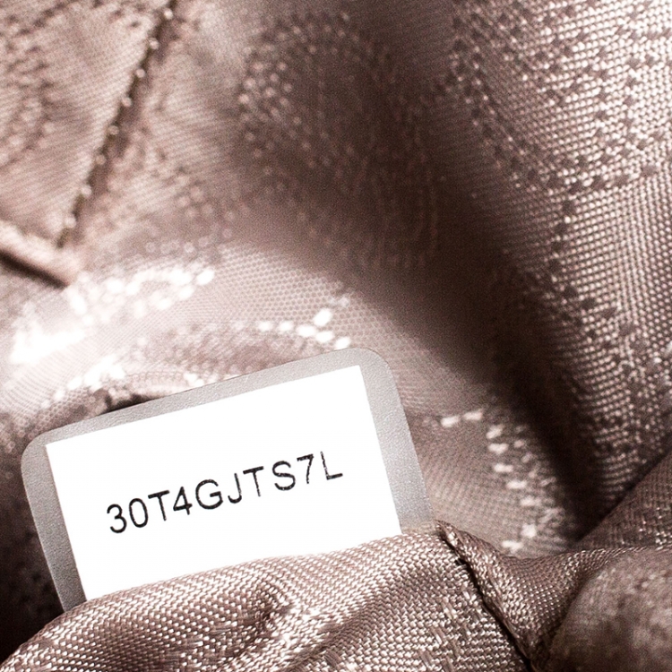 Pre Owned MICHAEL Michael Kors Multicolor Leather Double Zip Jet Set Tote