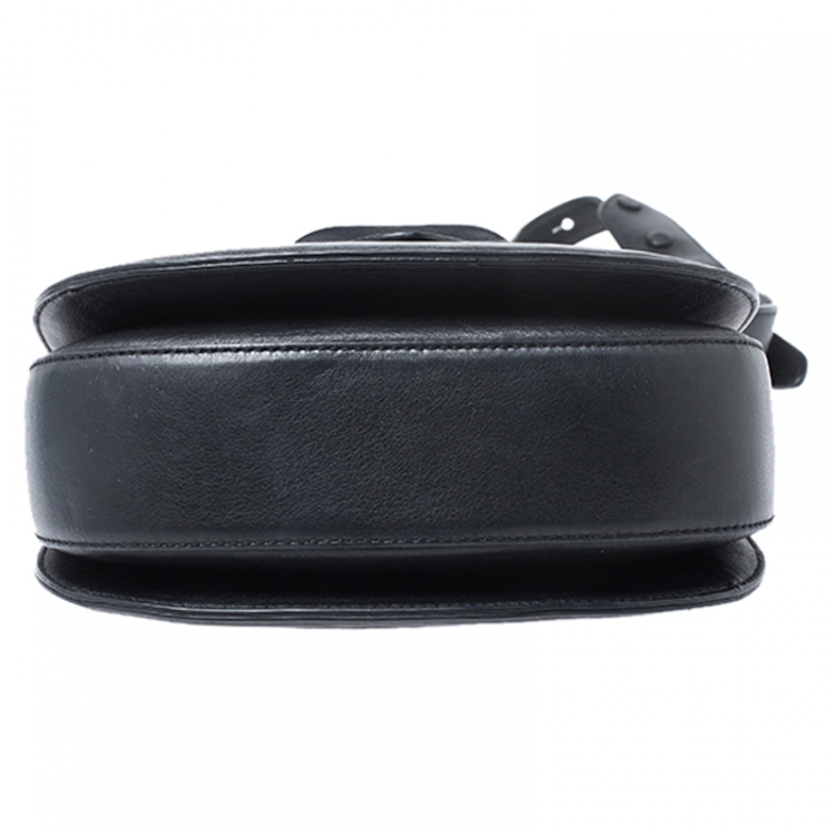 Pre Owned Michael Kors Black Leather Daria Crossbody Bag