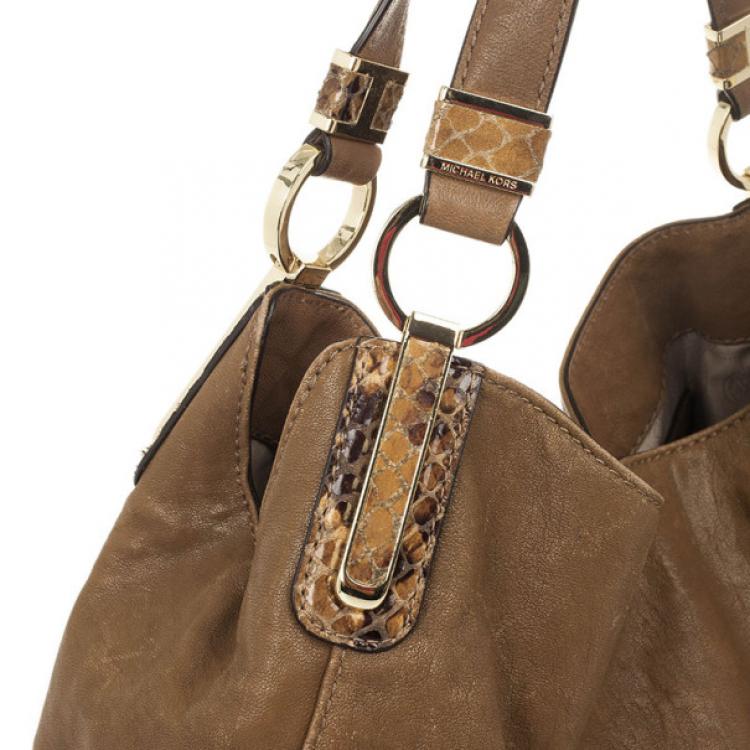 مملوكة مسبقًا Michael Kors Tonne Leather Hobo