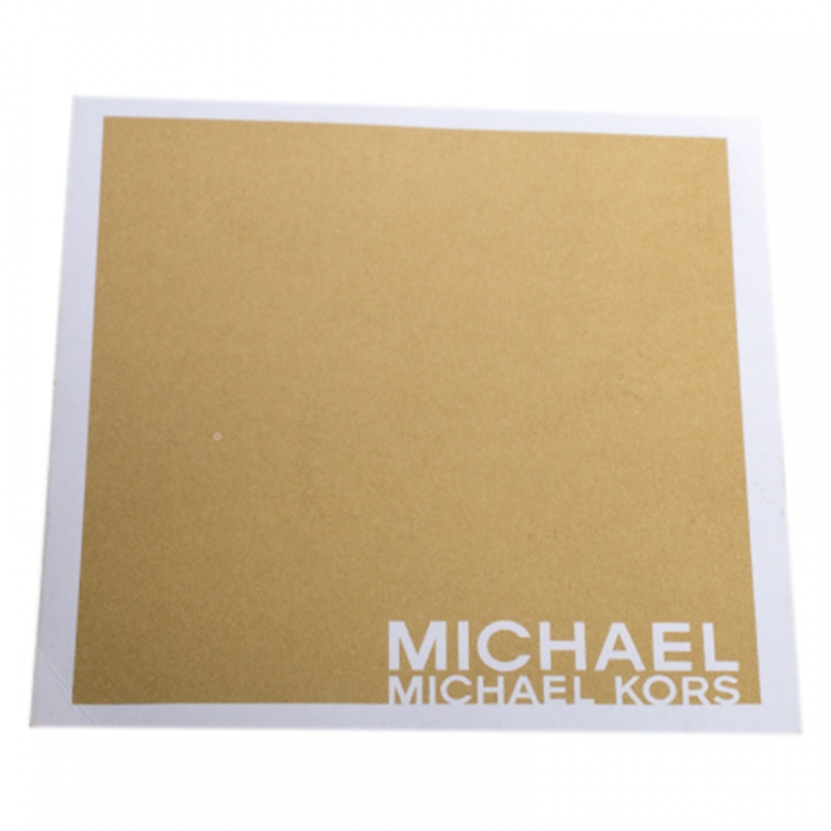 Pre Owned Michael Kors Cream Leather Jet Set Travel Tote