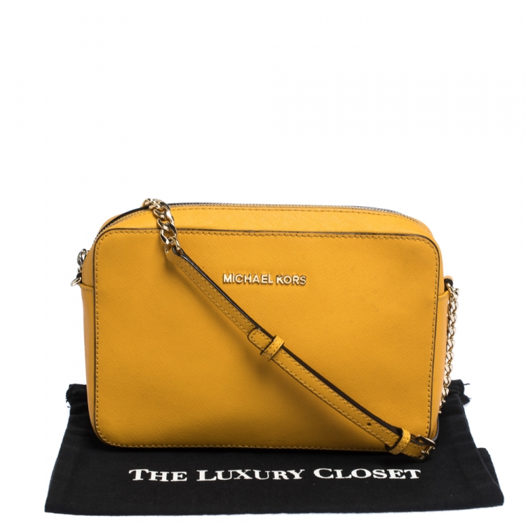 michael kors mustard crossbody