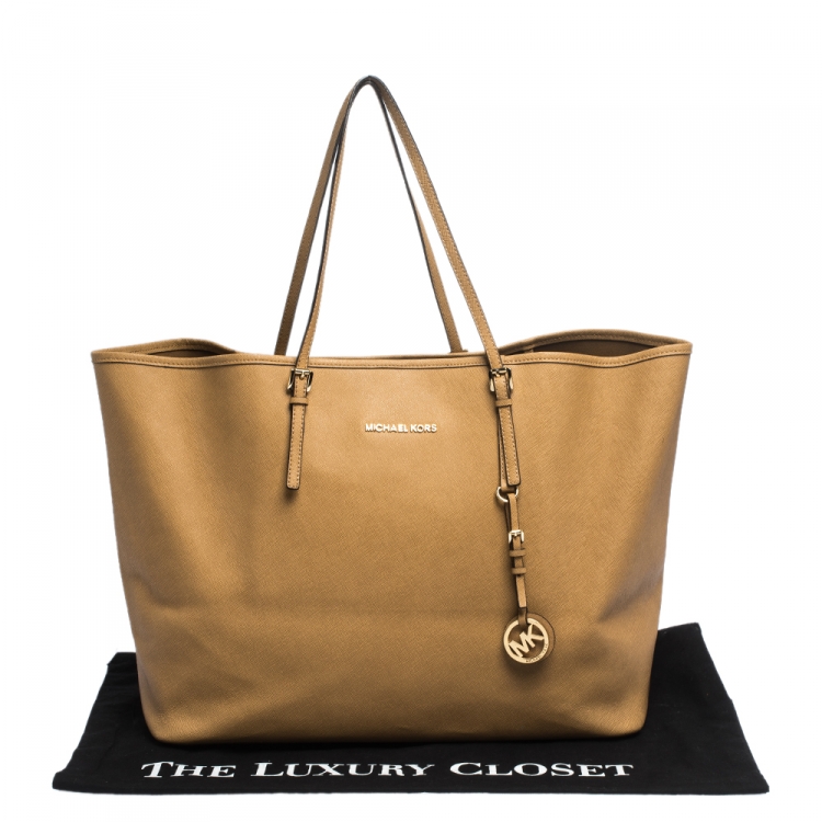 michael kors tan tote