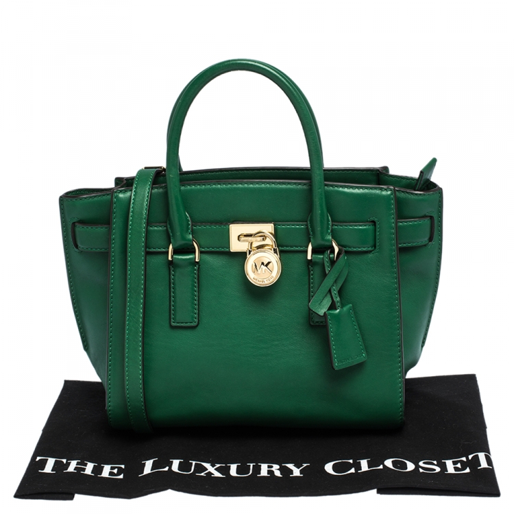 emerald green michael kors purse