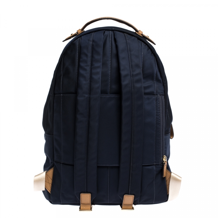 مملوكة مسبقًا Michael Kors Dark Blue Nylon Backpack