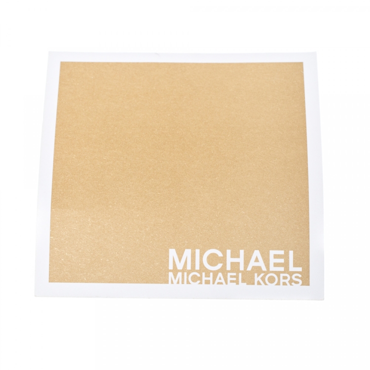 Pre Owned MICHAEL Michael Kors Black Patent Python Embossed Leather Berkley Clutch