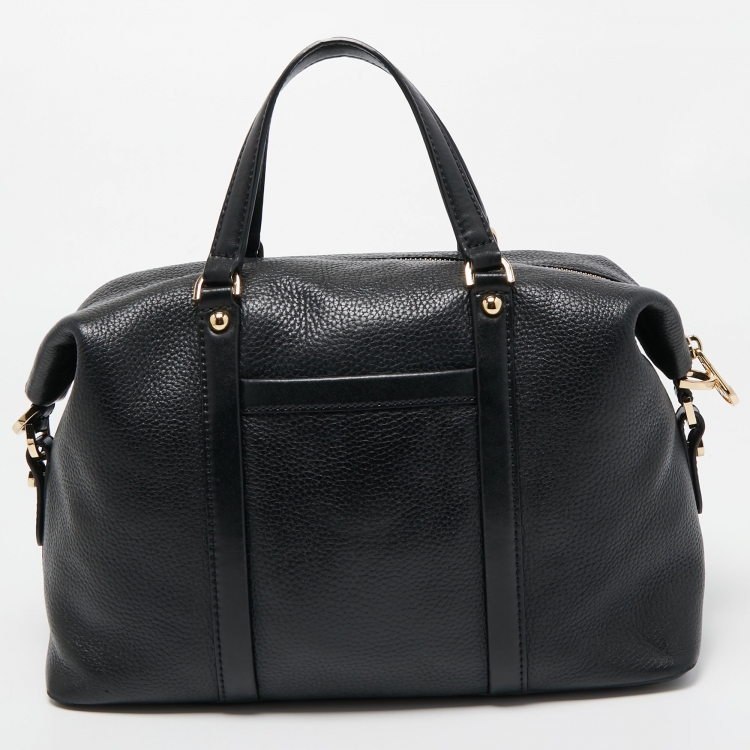 مملوكة مسبقًا Michael Kors Black Leather Beck Satchel