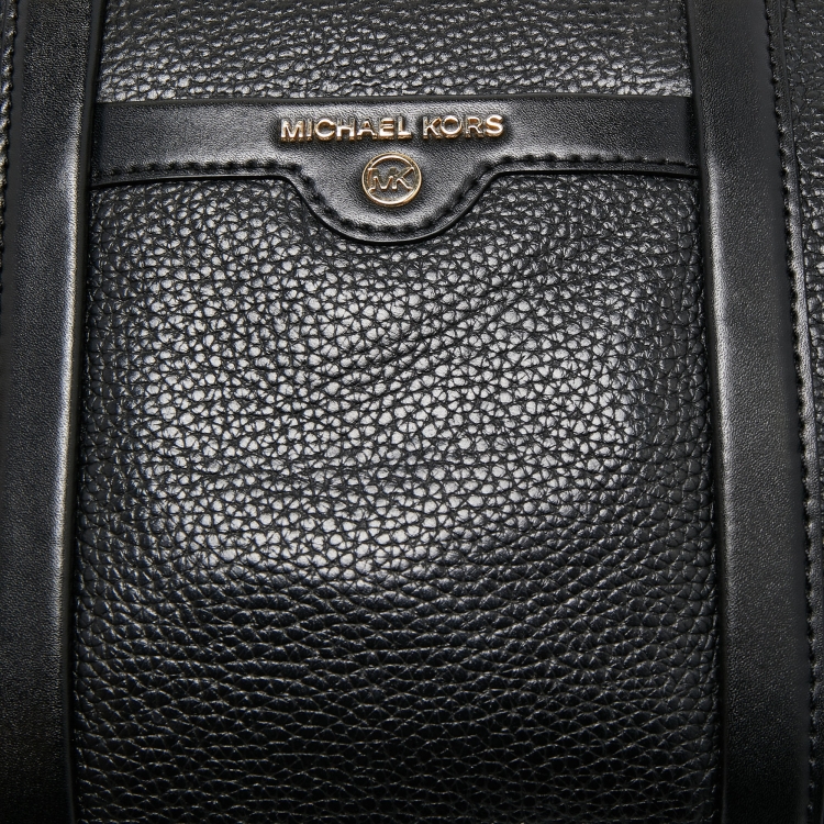 مملوكة مسبقًا Michael Kors Black Leather Beck Satchel