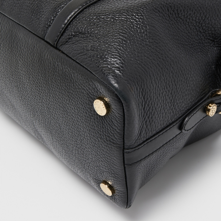 مملوكة مسبقًا Michael Kors Black Leather Beck Satchel