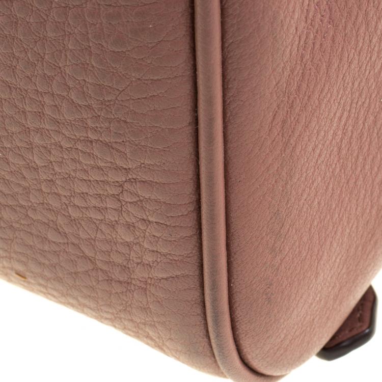 Pre Owned Michael Kors Beige Leather Rhea Backpack