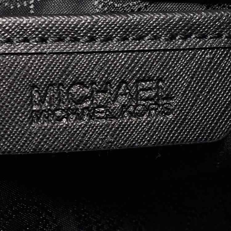 Pre Owned MICHAEL Michael Kors Black Leather Sutton Tote