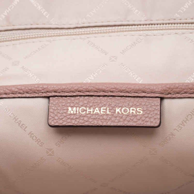 Pre Owned MICHAEL Michael Kors Blush Pink Leather Adele Backpack