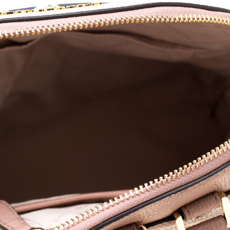 Pre Owned MICHAEL Michael Kors Blush Pink Leather Adele Backpack
